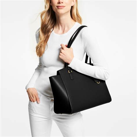 chandal michael kors|Chantal Large Pebbled Leather Tote Bag .